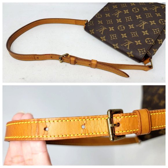 Louis Vuitton Salsa Musette Monogram Canvas Small Shoulder Bag Authentic Vintage - Picture 7 of 13